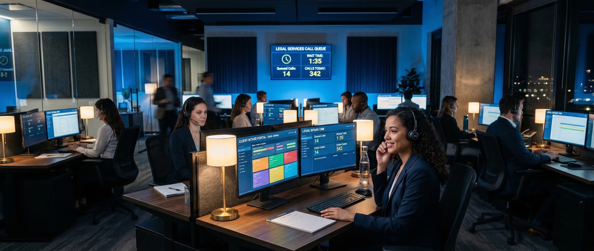 Professional legal intake call center