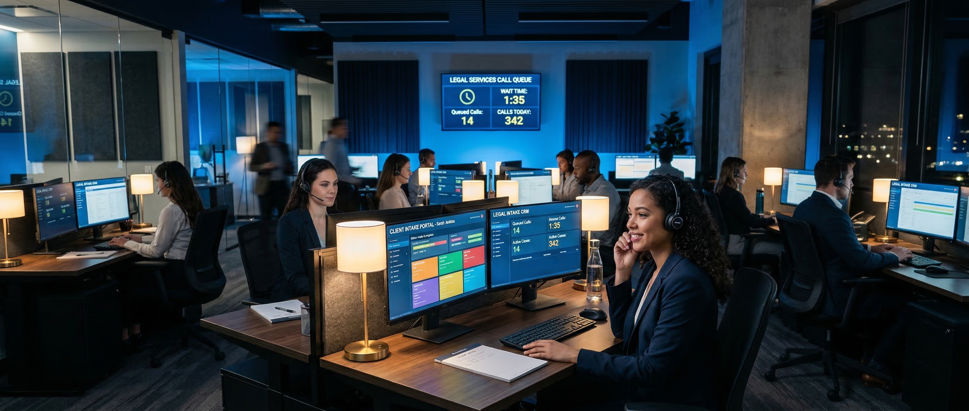 Professional legal intake call center